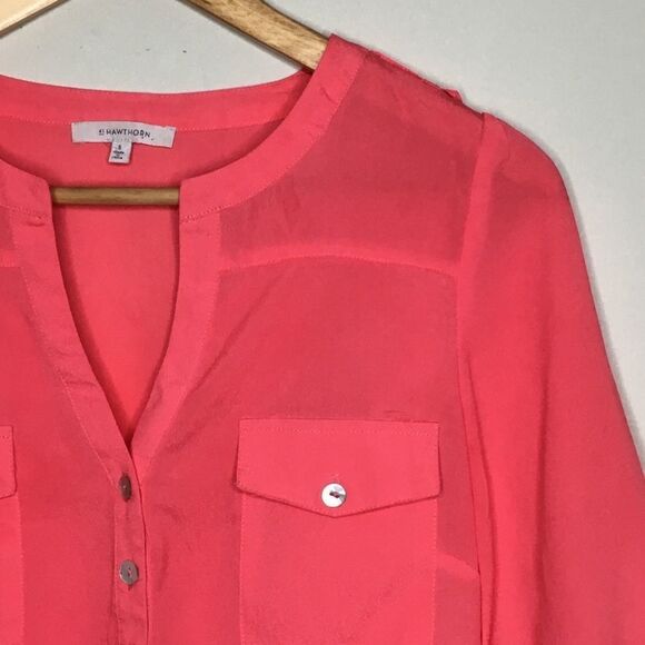 41 Hawthorn Sz S Pink Blouse Top - Picture 1 of 5